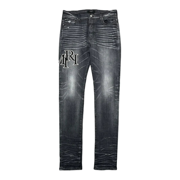 Black Writing Classic Jeans