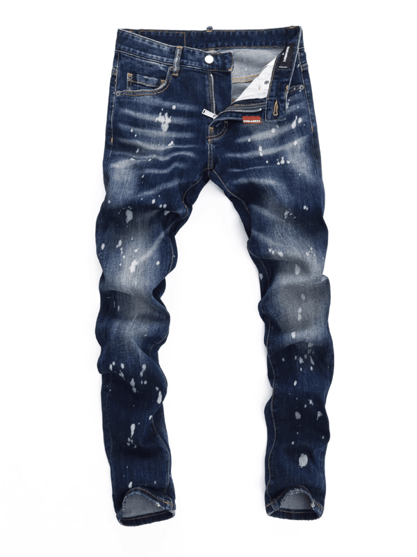 Dark Blue Ripped Jeans
