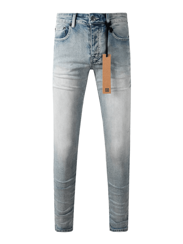 Blue White Classic Jeans