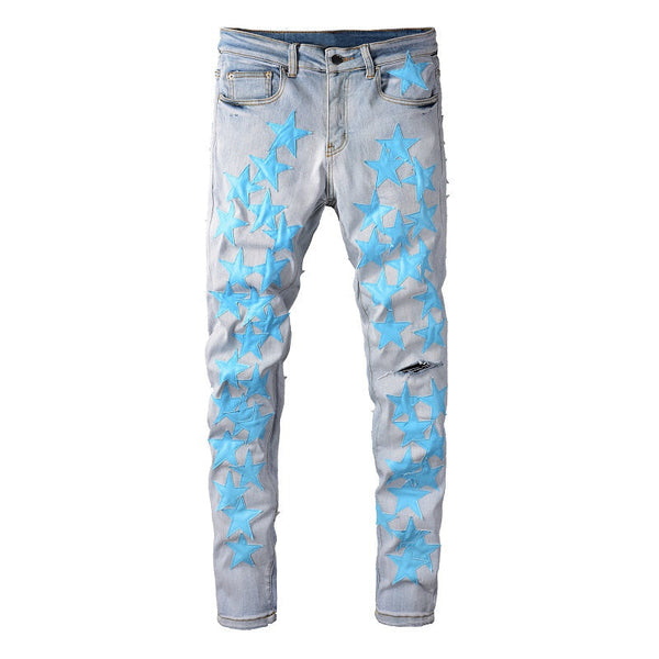Light Blue Stars Jeans